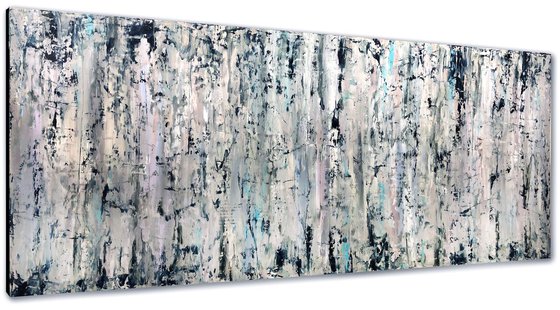 Long, Blue, & Neutral (82x36in)