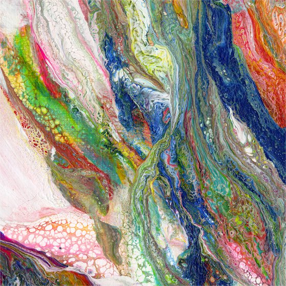 Organic Ecstasy 70  - Abstract Painting  by Kathy Morton Stanion