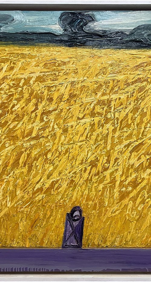 Golden field by Gastone Cecconello