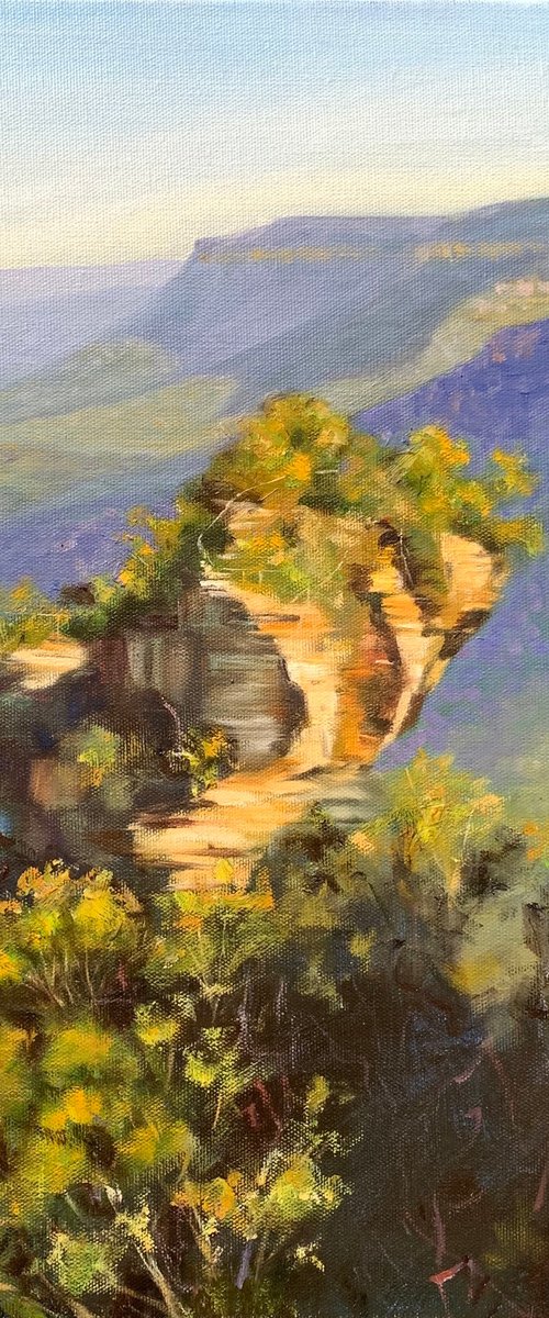 Blue mountains by Shelly Du