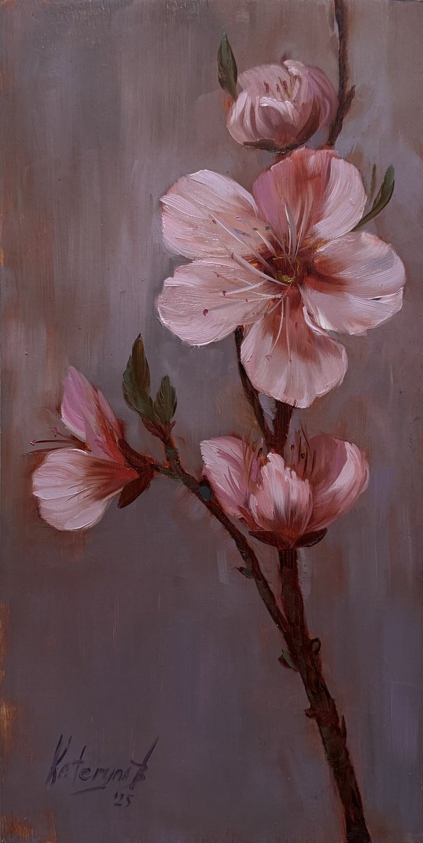 Peach blossom 2 by Kateryna Boykov