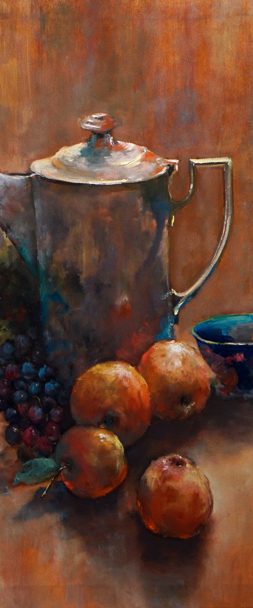 silver teapot by pavel filin