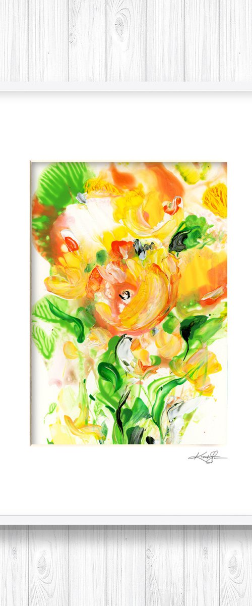 Flower Joy 10 - Floral Painting by Kathy Morton Stanion by Kathy Morton Stanion