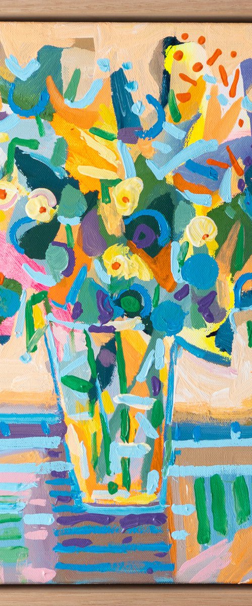 Blooms in Brushstrokes 6 (AV Art) by Joseph Villanueva