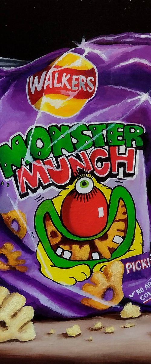 Monster Munch still life by Jane Palmer Art