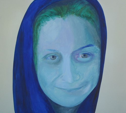 blue smile by Jan van der Hidde