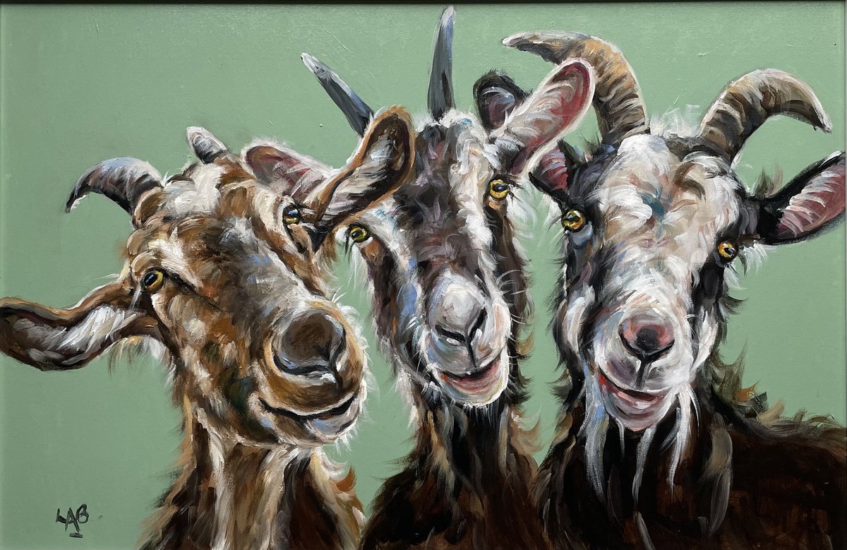 Silly Billies By Louise Brown, 33 X 23, Artwork For Sale On Artfinder