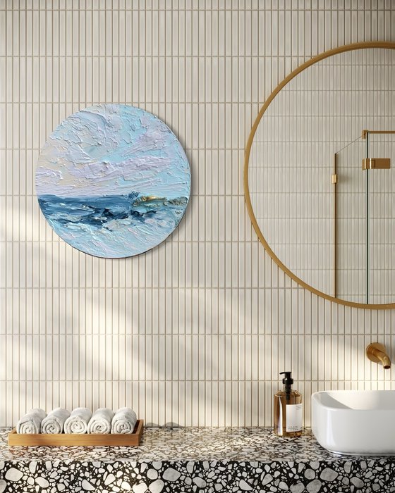 Coogee Vibe Round Texture landscape 50x50