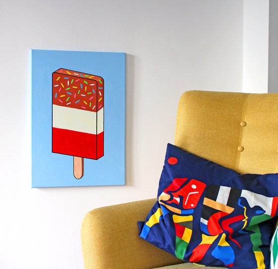 Fab Ice Lolly Pop Art Painting