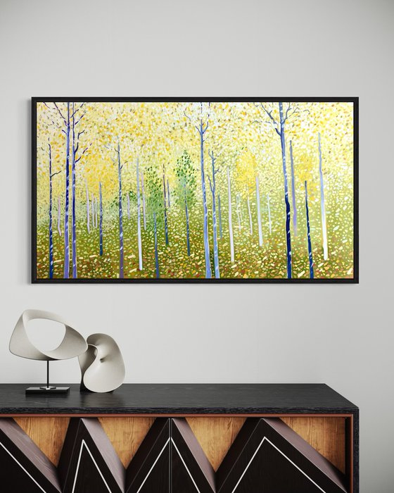 Yellow birches