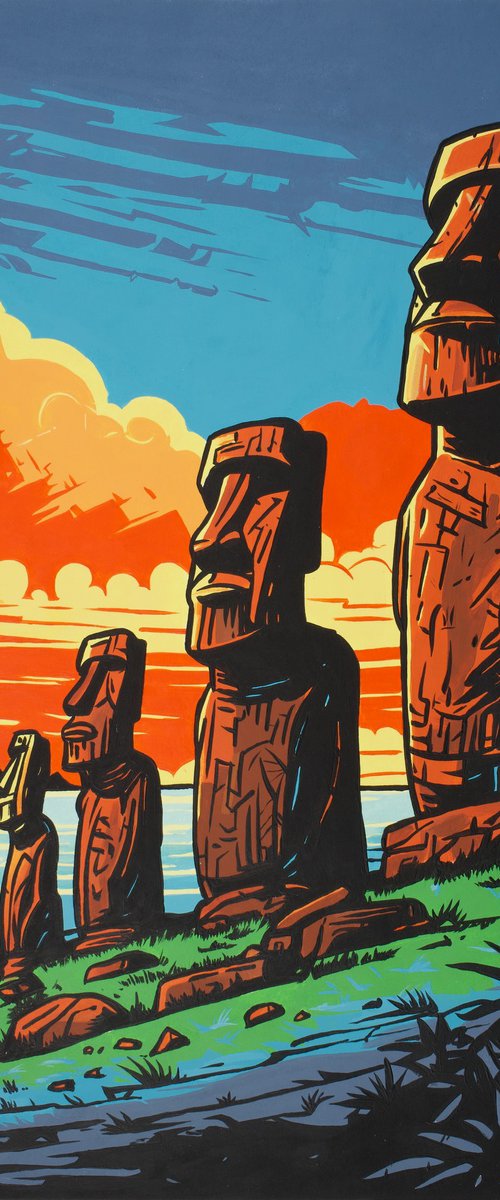 Moai by Kosta Morr