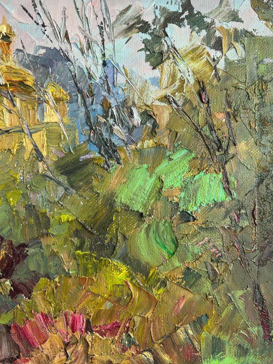 Morning Embroidered with Rays