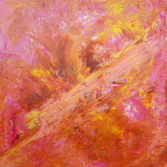 Sweetness of life - large abstract painting