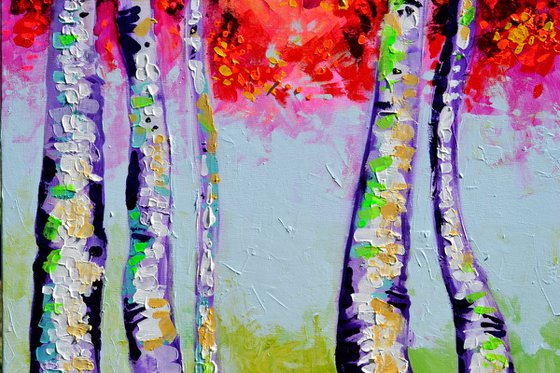Autumn Magic Birch Forest