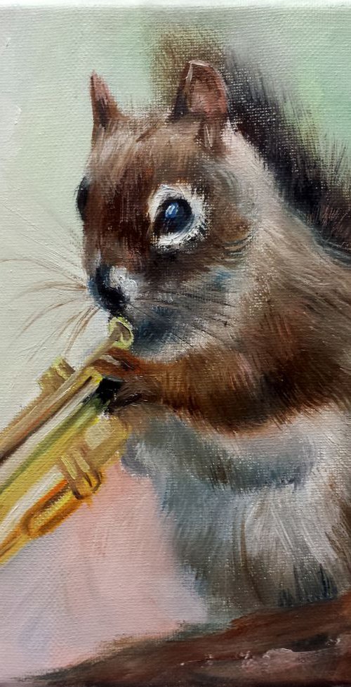 Trumpeter by Henry Cao