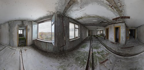 #098. Pripyat Hostel Hall 2 - XL size by Stanislav Vederskyi