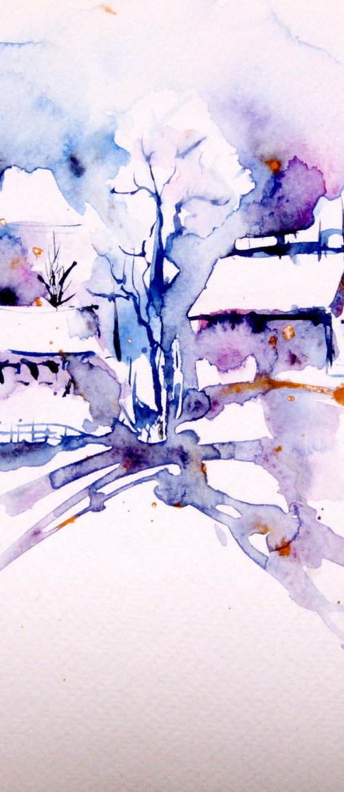 Winter village II by Kovács Anna Brigitta