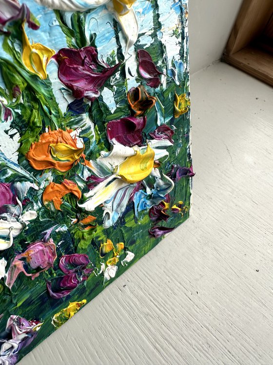 Wild Flowers impasto