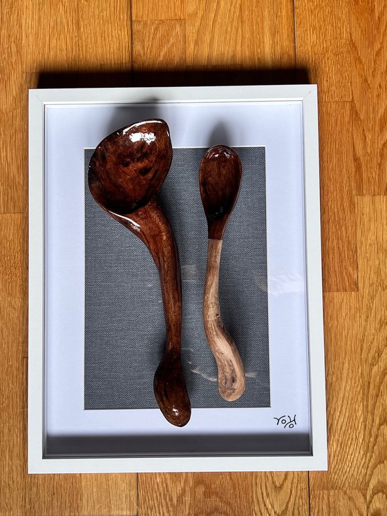 Family Vine Wood Spoon 1072