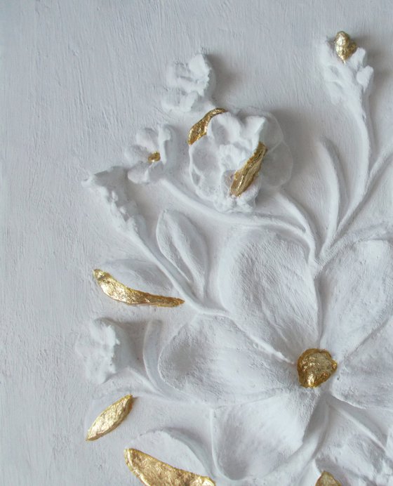 wall sculpture "Crocus"