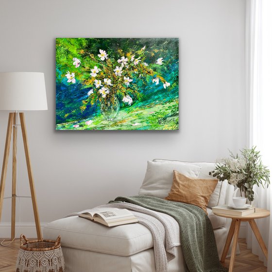 Vase of Summer Flowers