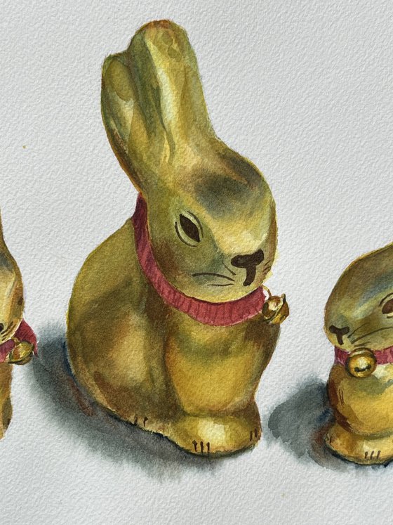 Lindt Easter Bunnies - Mom and kids 2