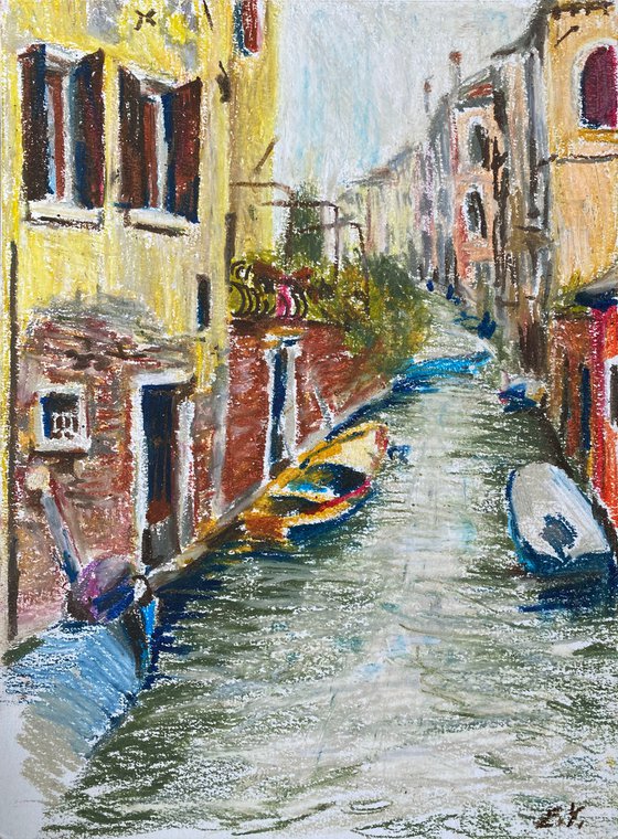 View of Venice. Rio di San Falice