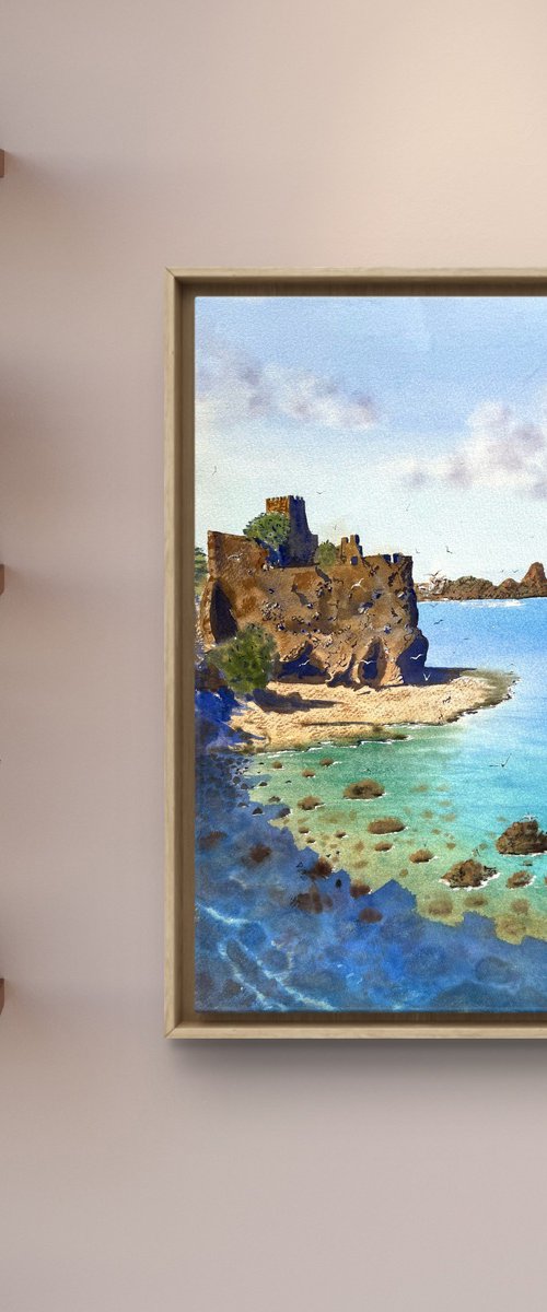 In Aci Castello Catania Sicily by Yuliia Sharapova