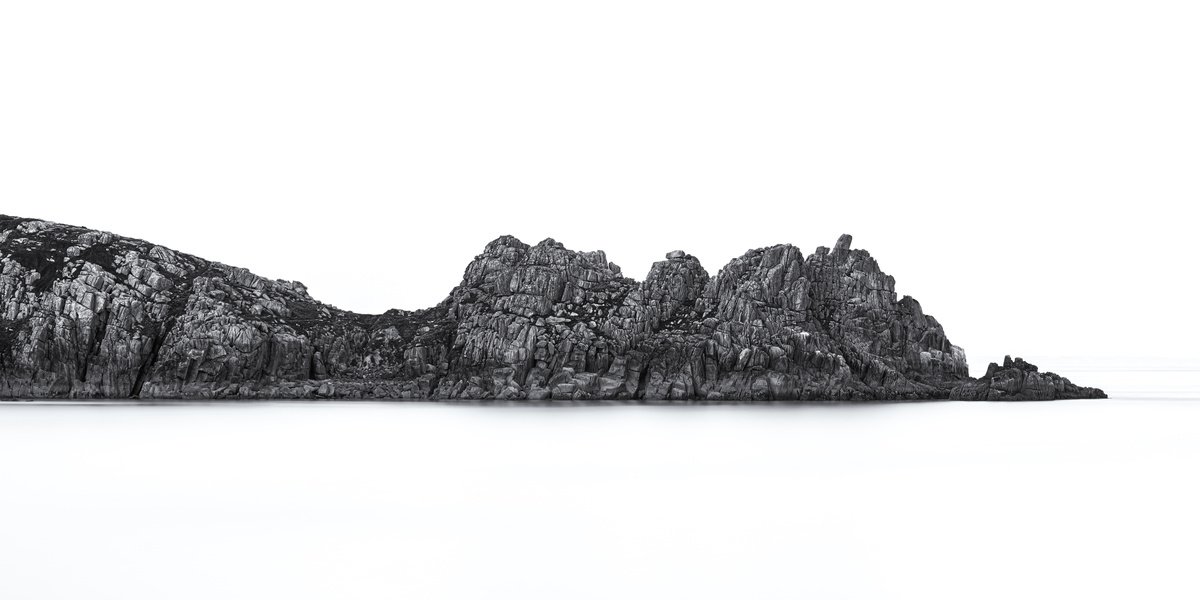 Photorealistic Photograph , Logans Rock By Paul Nash, 24 X 12, Artwork For Sale On Artfinder