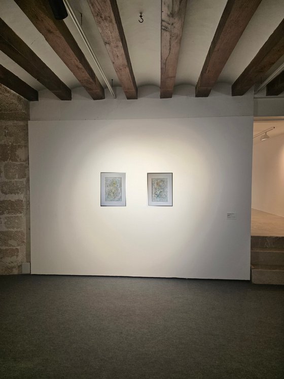 White Little Story XVI Diptych
