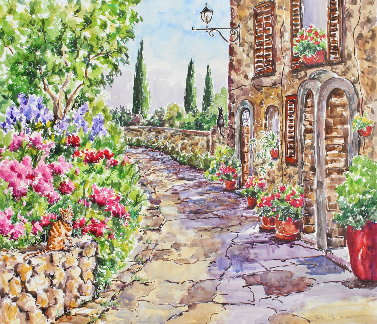 Wandering In San Gimignano by Kristen Olson Stone