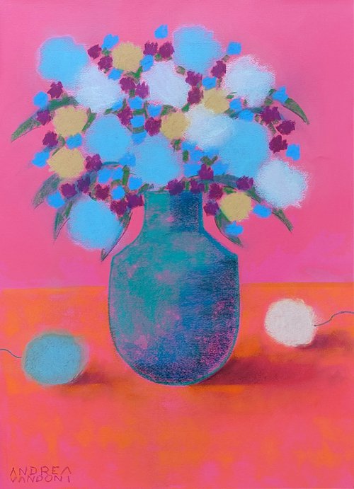 VASE OF FLOWERS - 6 - SPECIAL PRICE FOR ONE WEEK ONLY by Andrea Vandoni