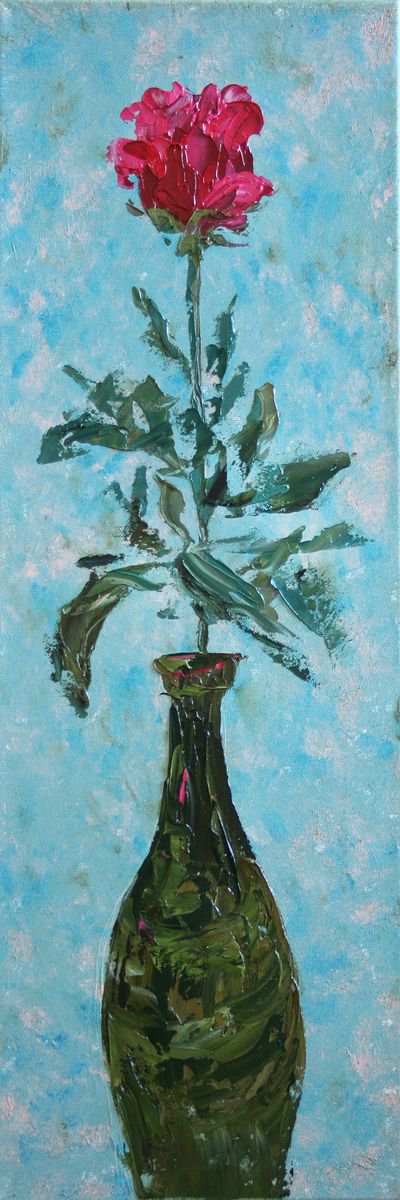 Salana Art / Svetlana Samovarova | Original  Oil Painting | Talk One-On-One 3 | 20 X 60Cm | Artwork For Sale On Artfinder