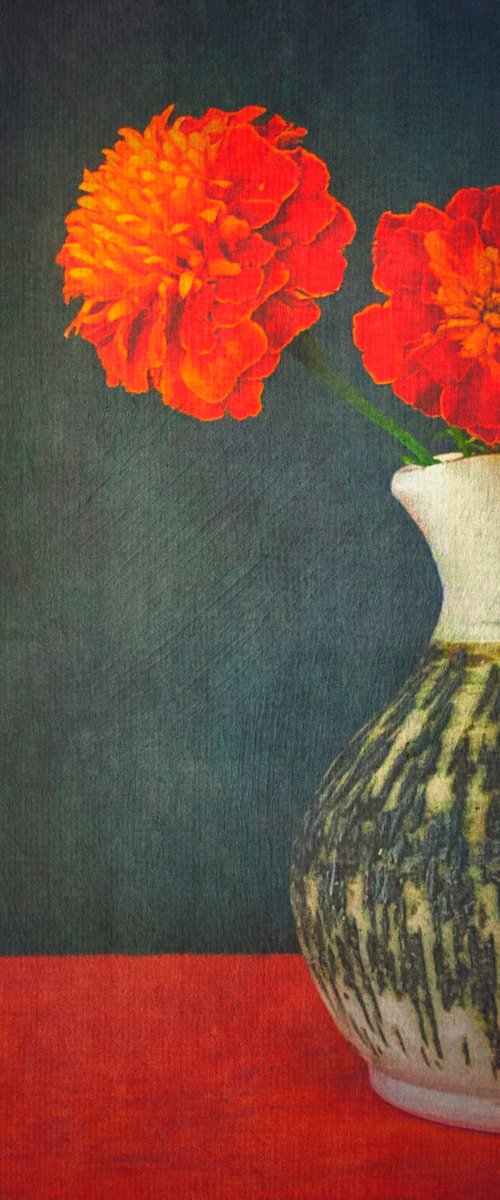 TWO BRIGHT MARIGOLDS by SARAH PARSONS