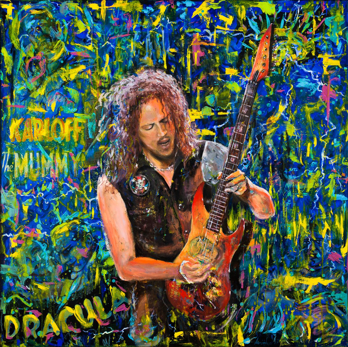 Kirk Hammett by MK Anisko