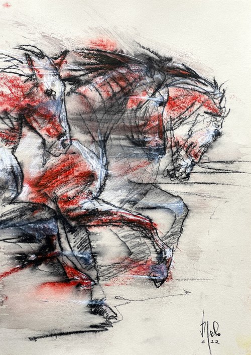 The Fiery Gallop by Victor de Melo