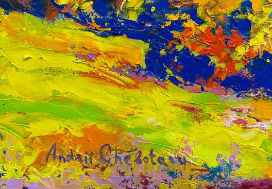 Fires of autumn hills