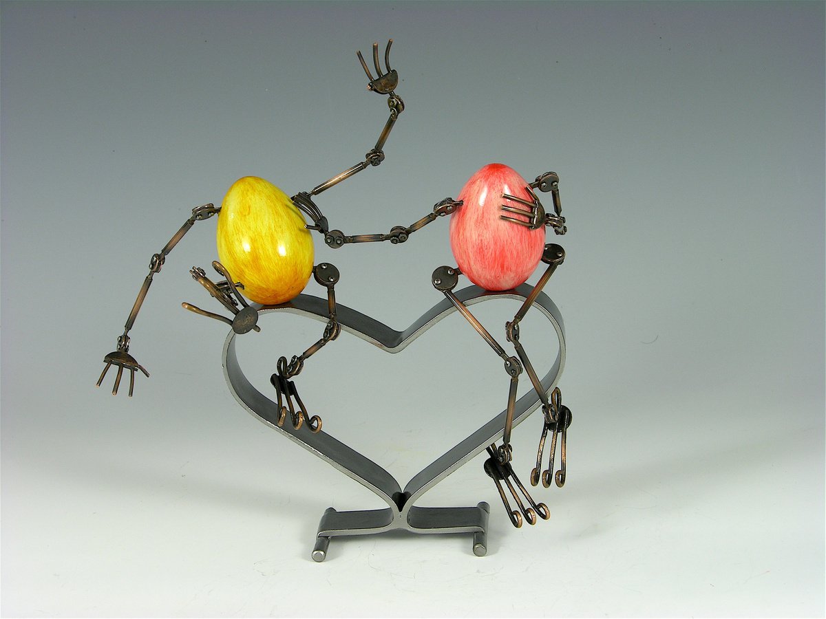 Expressive Portrait Sculpture By Tomoaki Orikasa, 10 X 9", You Silly, Original Artwork