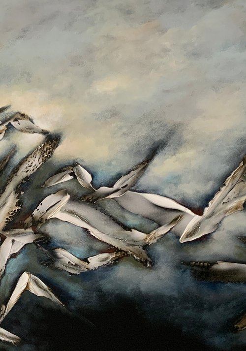 Flying towards the light by JOLIC