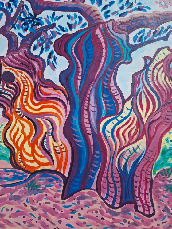 Between Worlds, an Olive Tree