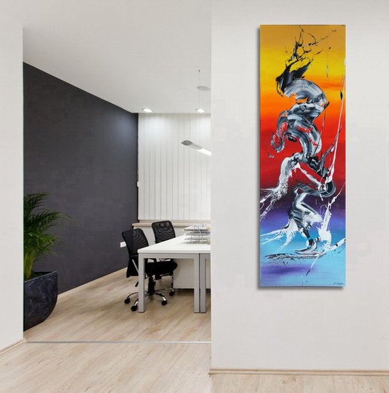 Spirits Rising II (Spirits Of Skies 075032) (50 x 150 cm) XXL vertical (20 x 60 inches)