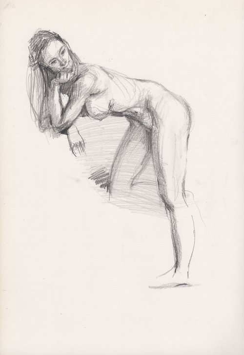 Abstract nude girl by Samira Yanushkova