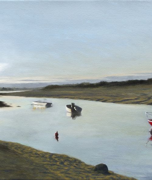 Dawn on La Mer Blanche, Brittany by Andrew McNeile Jones