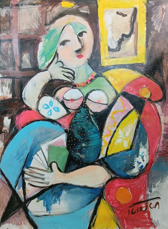 The Girl WGB (insp by Picasso)