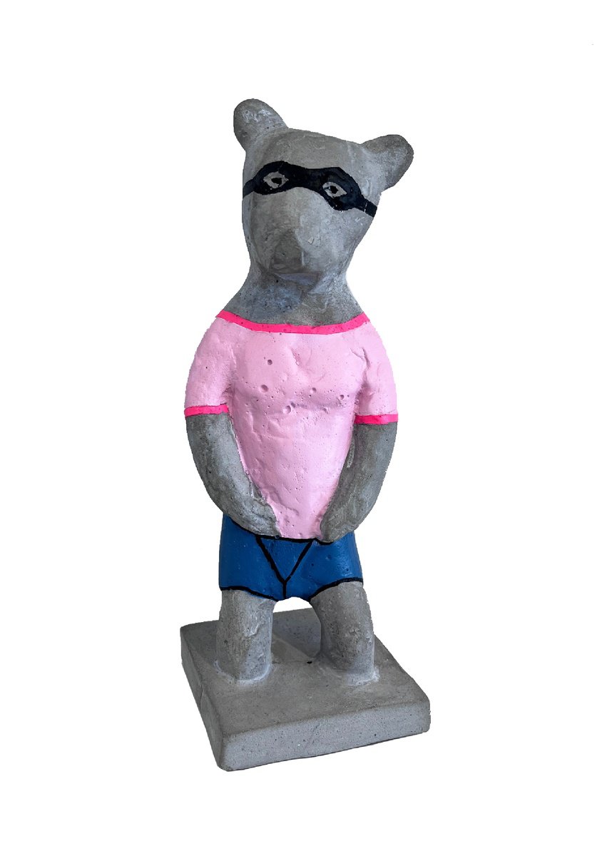 Animal Sculpture By Mina Ilic, 4 X 11", Carla, Original Artwork