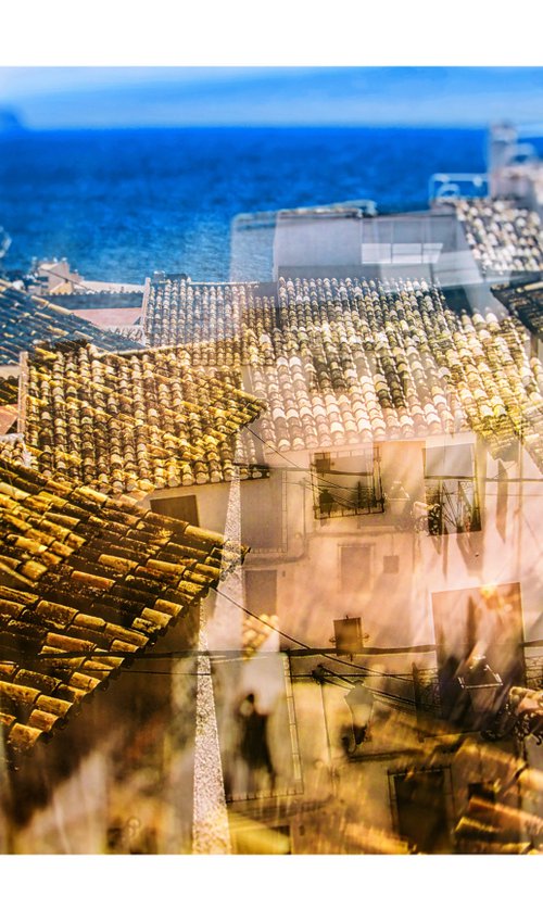 Spanish Streets 20. Abstract Multiple Exposure photography of Traditional Spanish Streets. Limited Edition Print #1/10 by Graham Briggs