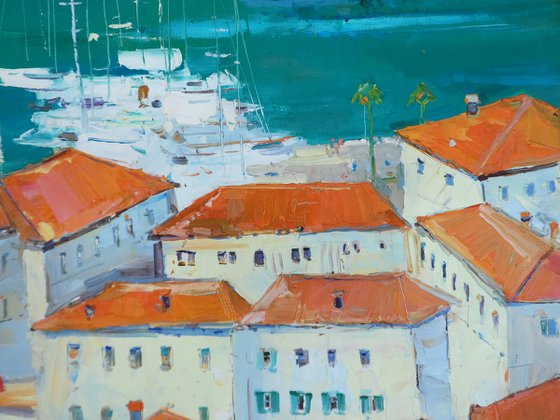 " Red roofs of Montenegro "