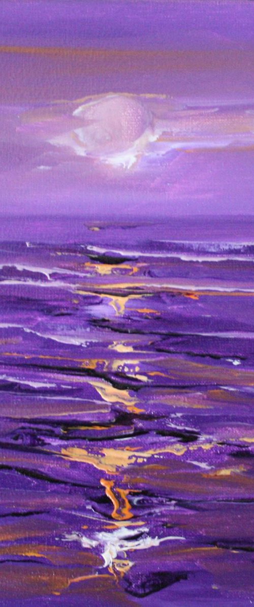 Purple Sunset by Linda Monk