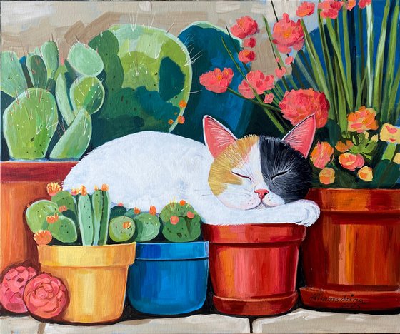 Siesta Among Blossom
