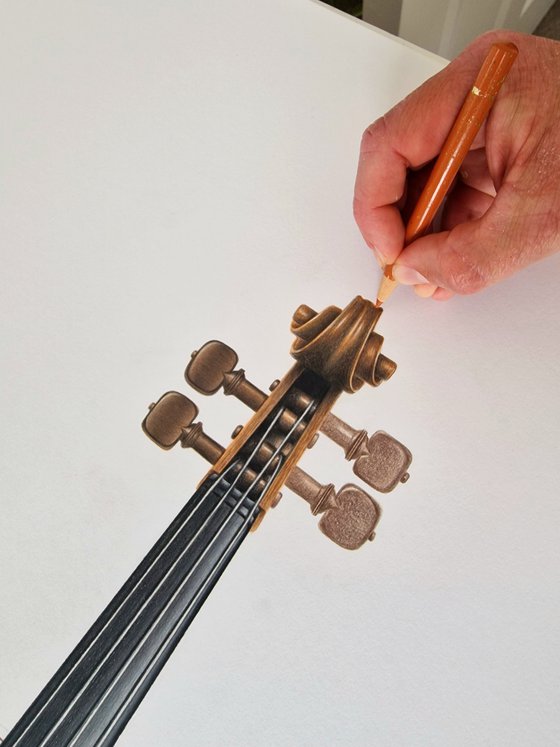 Violin Trompe L'oeil